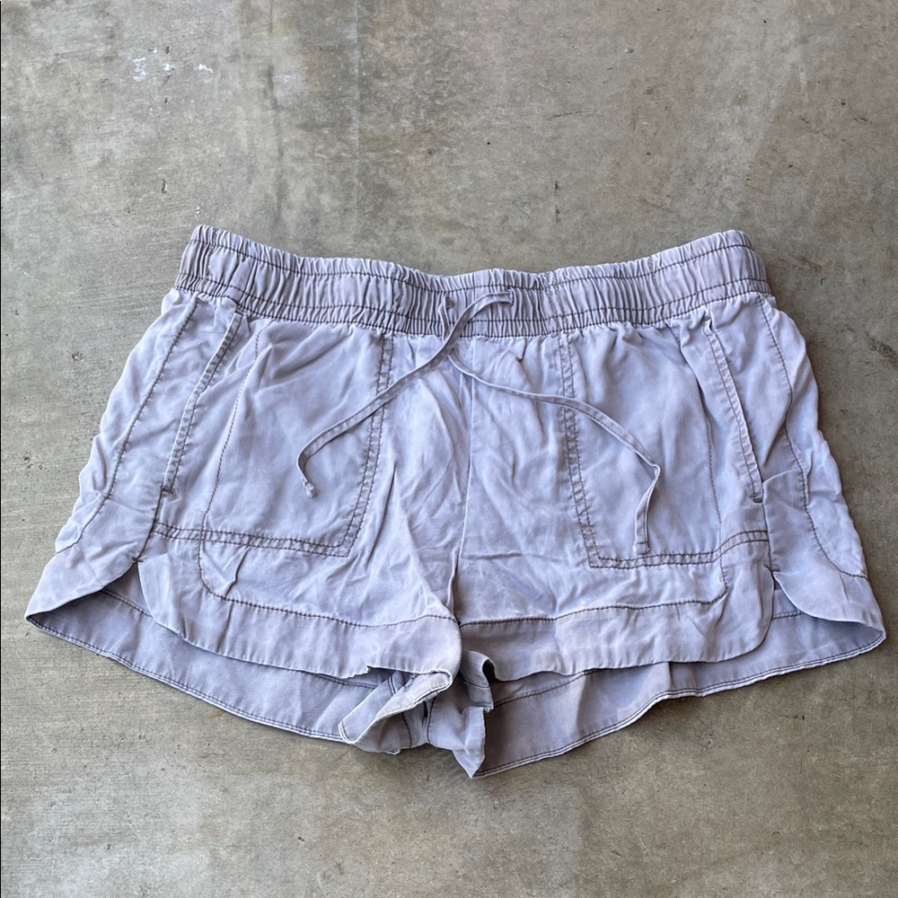 Express Women's Casual Athleisure High Rise Tan Shorts Size Medium